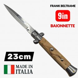 Couteau automatique Frank Beltrame- manche en bois d'olivier