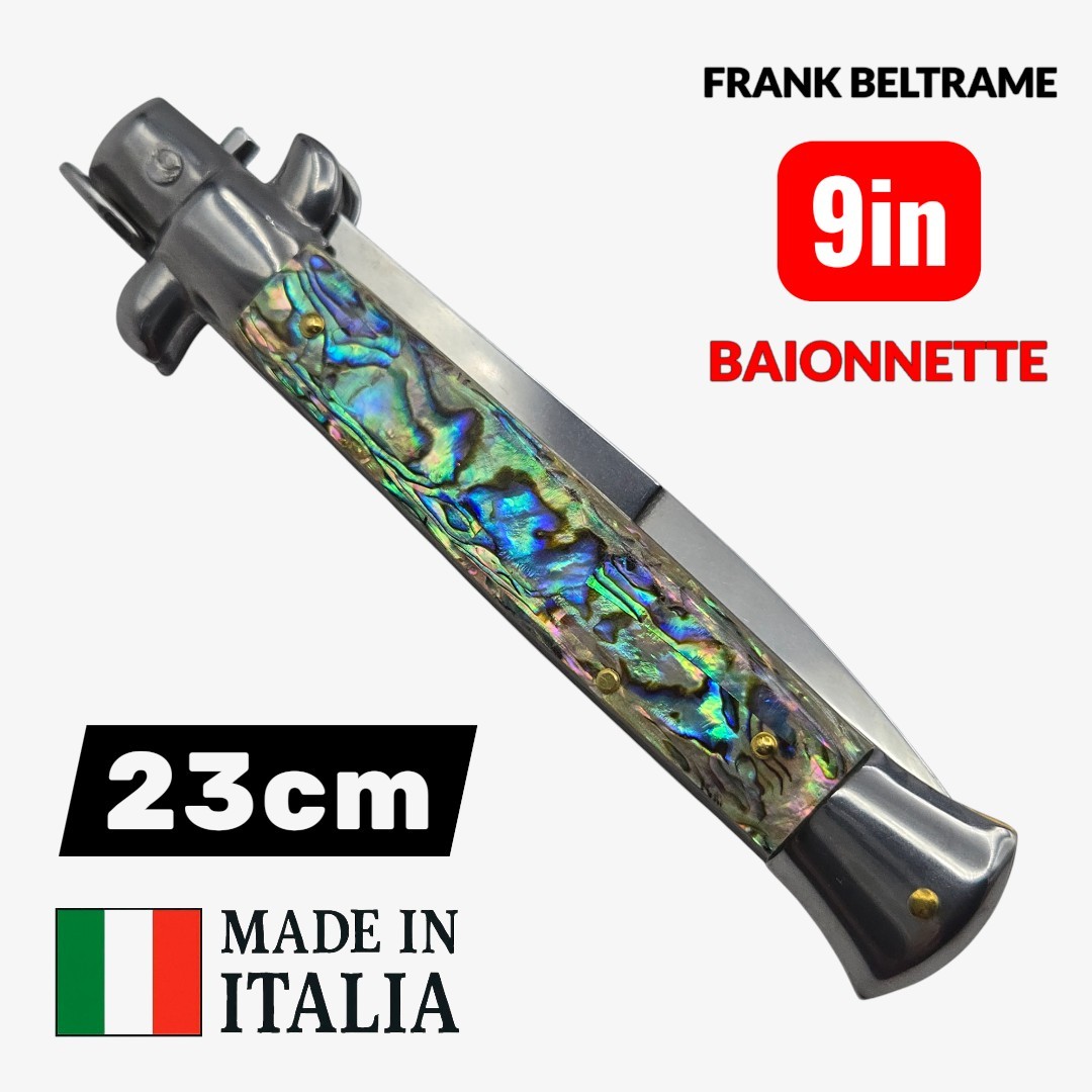 Couteau automatique fermé - dos du manche