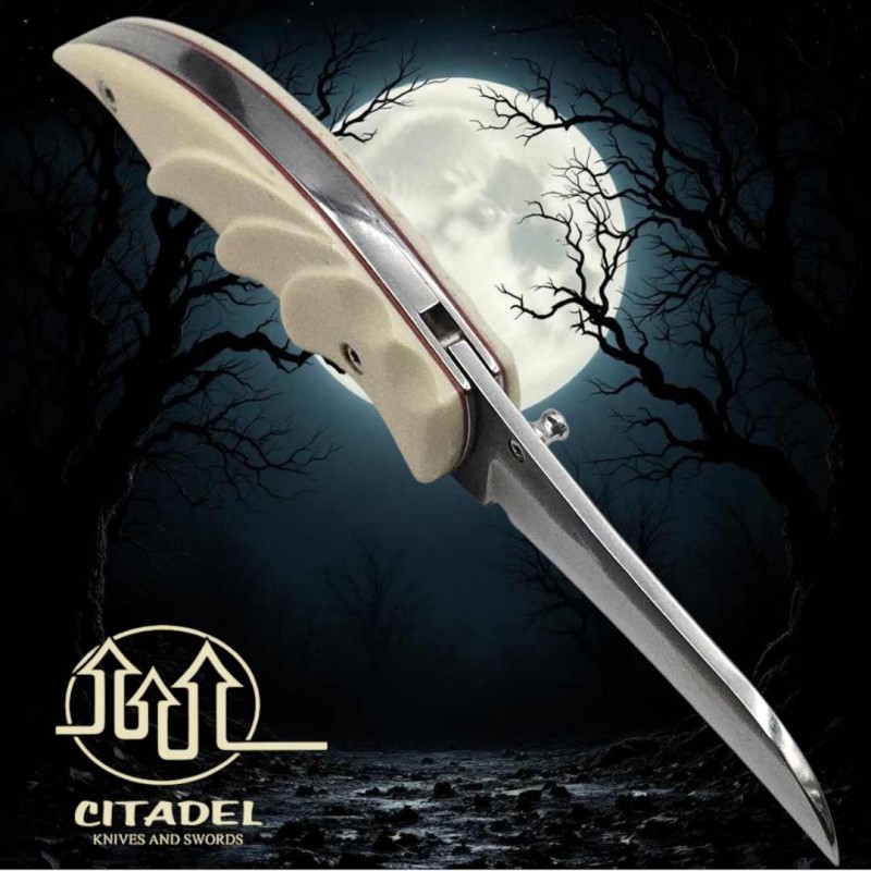 Couteau Citadel Leonardo chauve-souris os buffle inox n690 co