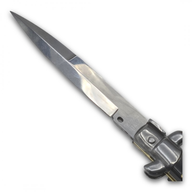Couteau automatique Frank Beltrame Baïonnette imitation corne 23cm