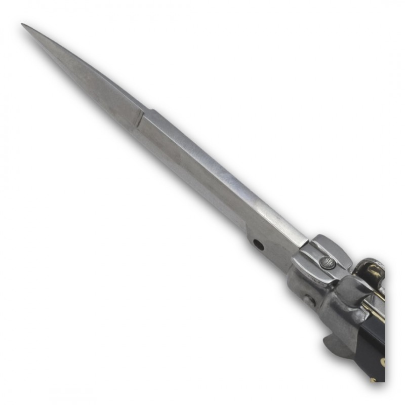 Couteau automatique Frank Beltrame Baïonnette imitation corne 23cm
