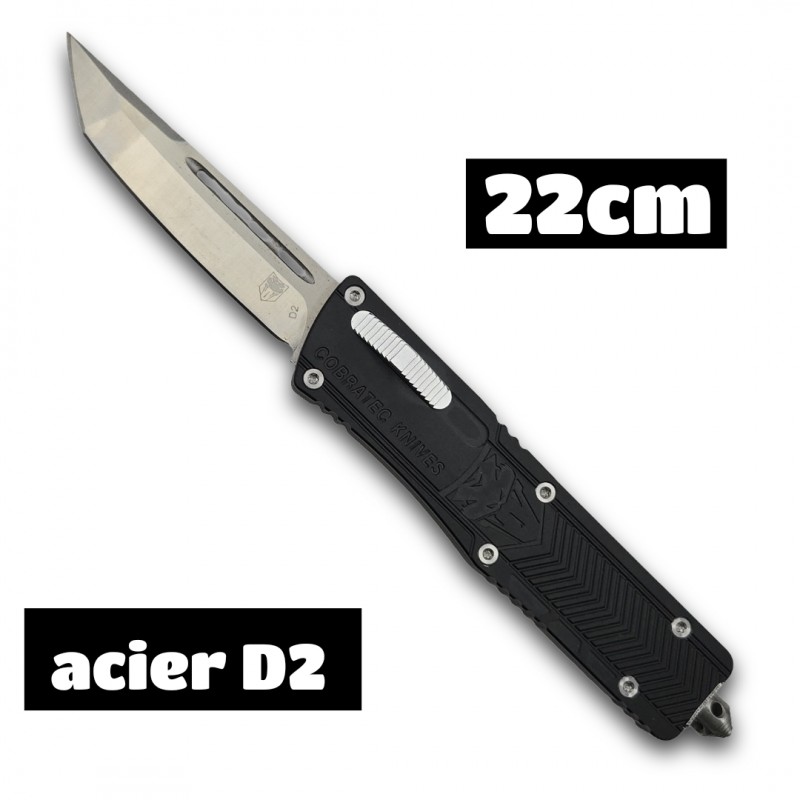 Couteau automatique OTF Cobratec Large Sidewinder