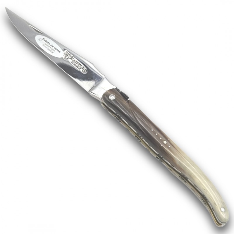 Couteau LAGUIOLE EN AUBRAC MOUCHE PRESTIGE TORSADÉ CORNE
