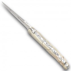 COUTEAU LAGUIOLE EN AUBRAC AILE DE PIGEON CORNE