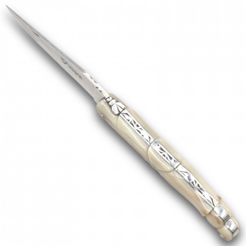 COUTEAU LAGUIOLE EN AUBRAC AILE DE PIGEON CORNE