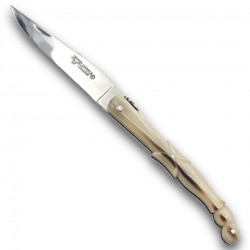 COUTEAU LAGUIOLE EN AUBRAC AILE DE PIGEON CORNE