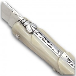 COUTEAU LAGUIOLE EN AUBRAC AILE DE PIGEON CORNE