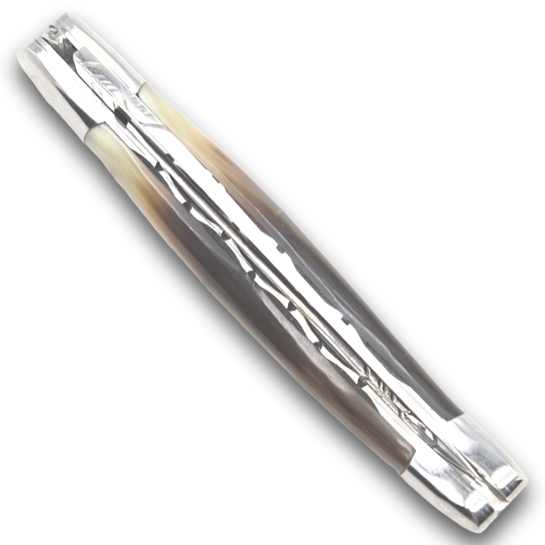 Laguiole en Aubrac double platine pointe corne