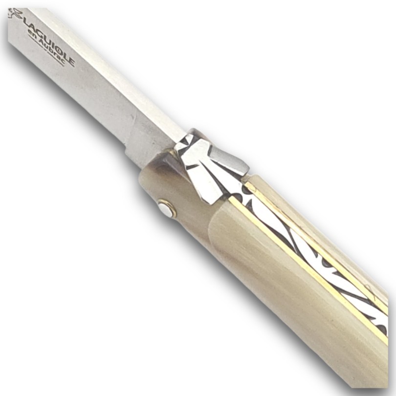 Couteau Laguiole Droit Aubrac 13cm pointe de corne