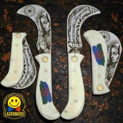 Serpette Voyageur "Tout est Possible" - Manche Blanc & Drapeau Couleur