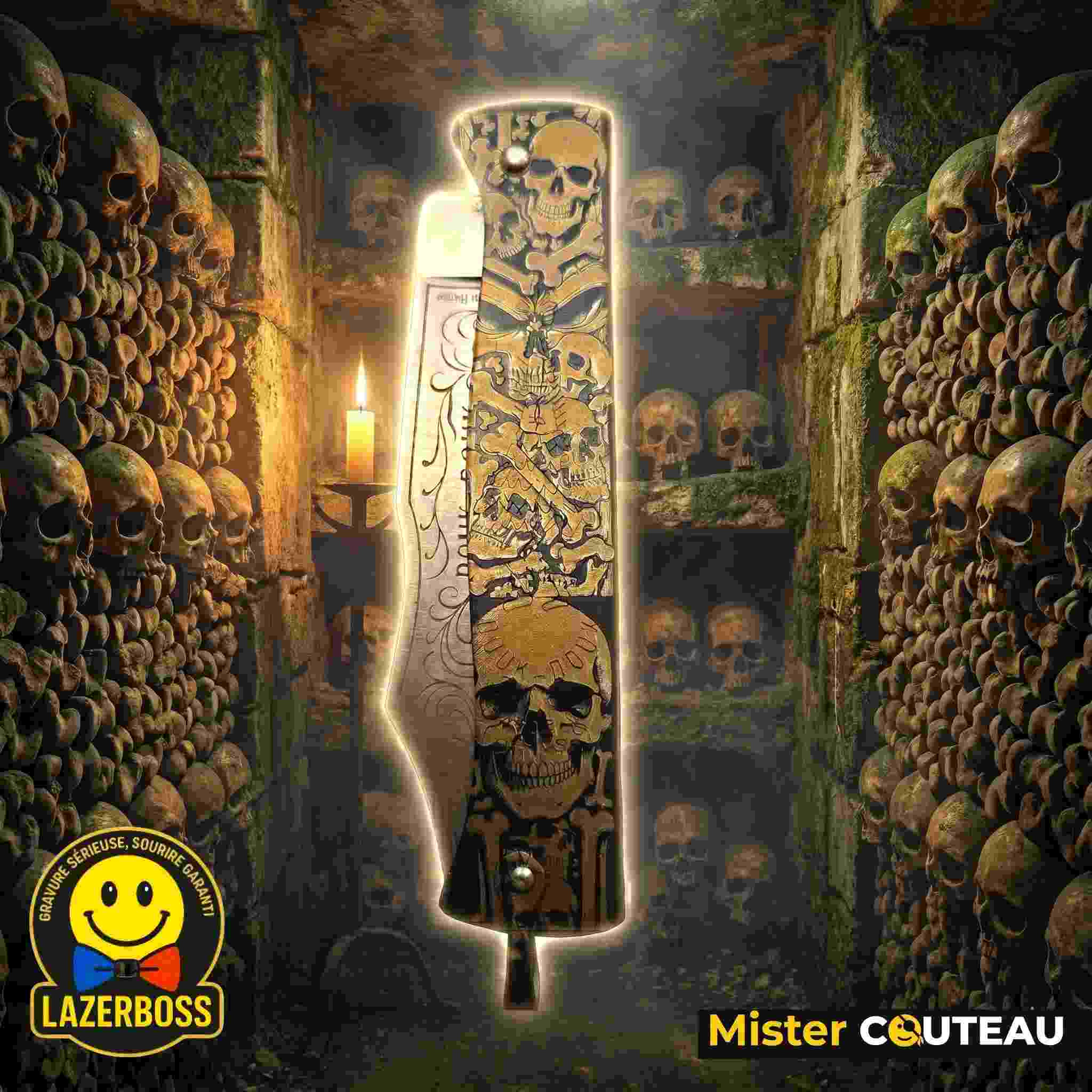Douk Douk noir tete de mort...
