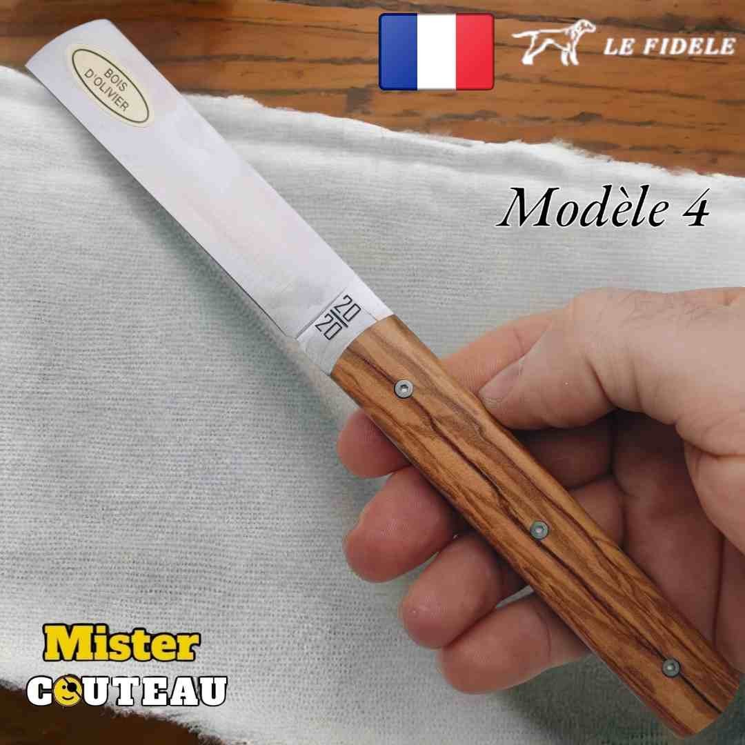 Couteau  20/20 Le Fidèle olivier modèle 4