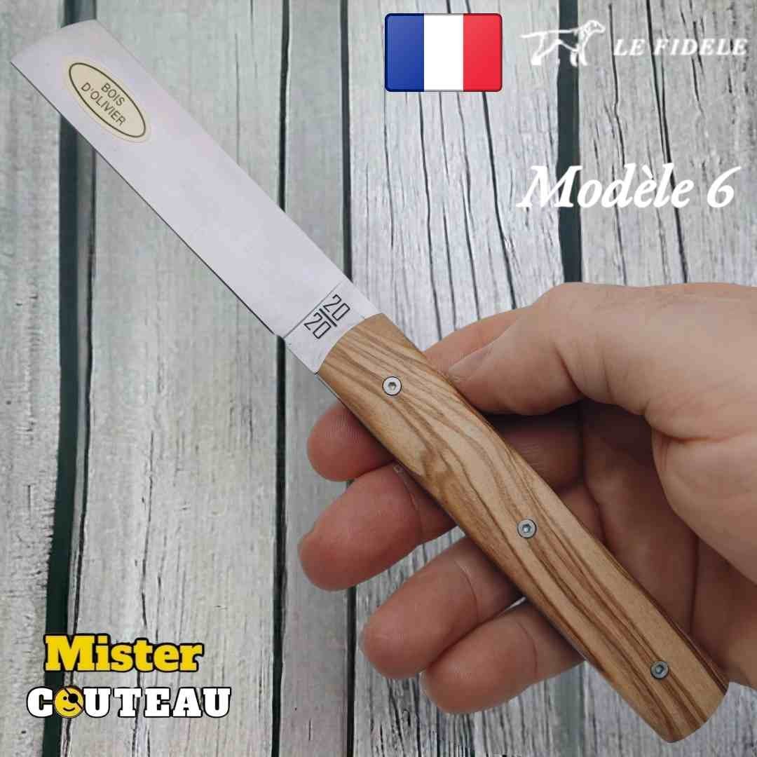 Couteau  20/20 Le Fidèle olivier modèle 6
