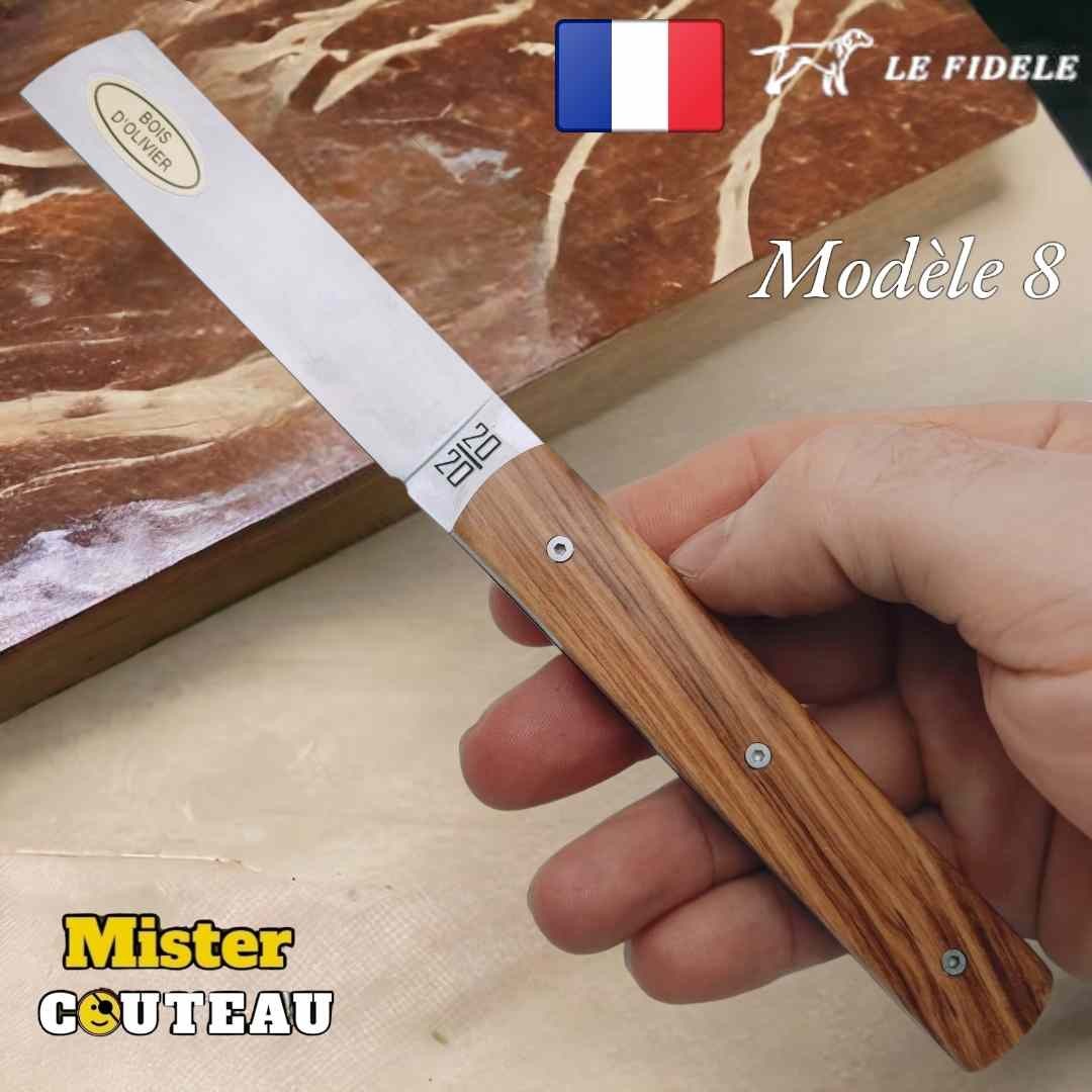 Couteau  20/20 Le Fidèle olivier modèle 8