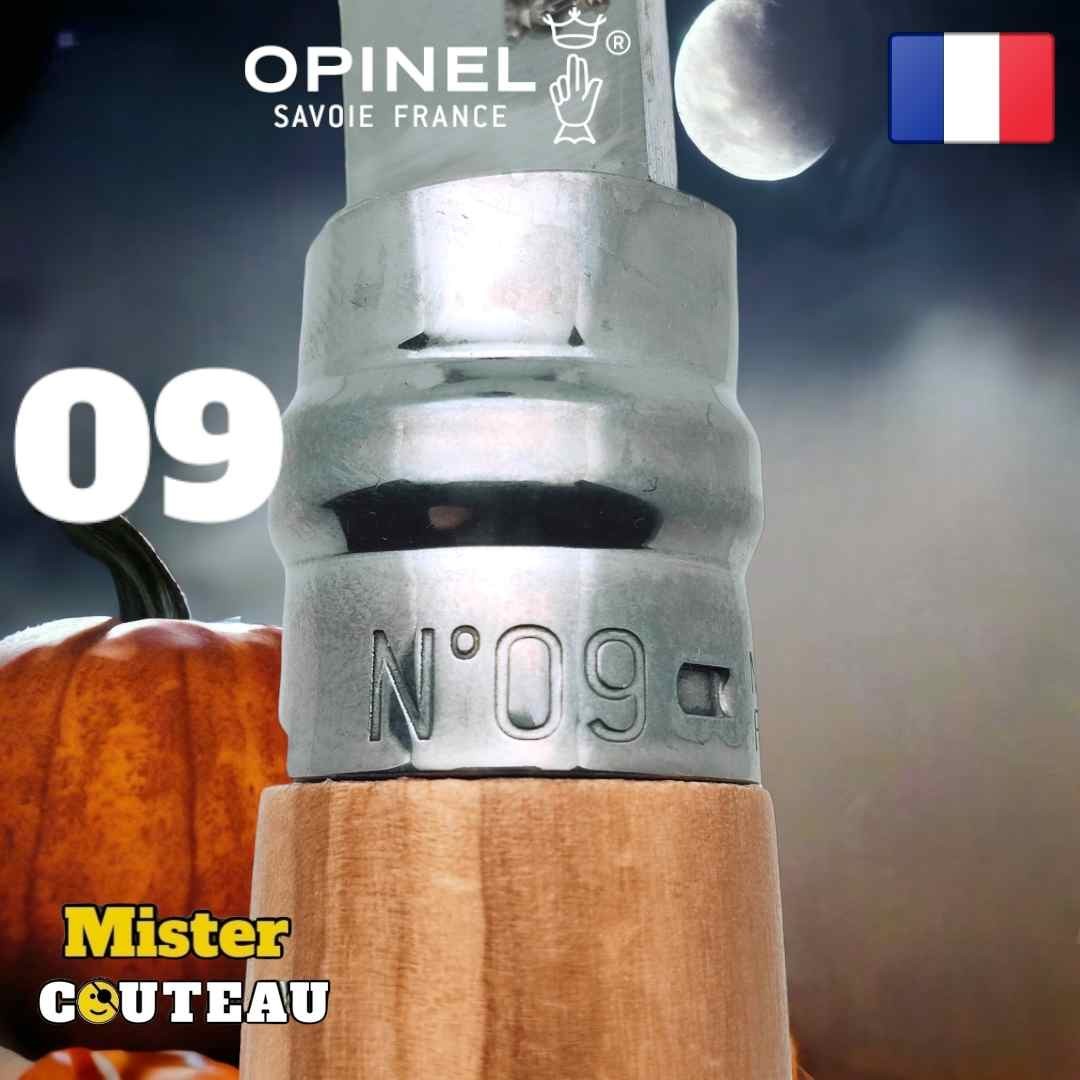 Couteau OPINEL 09 olivier inox