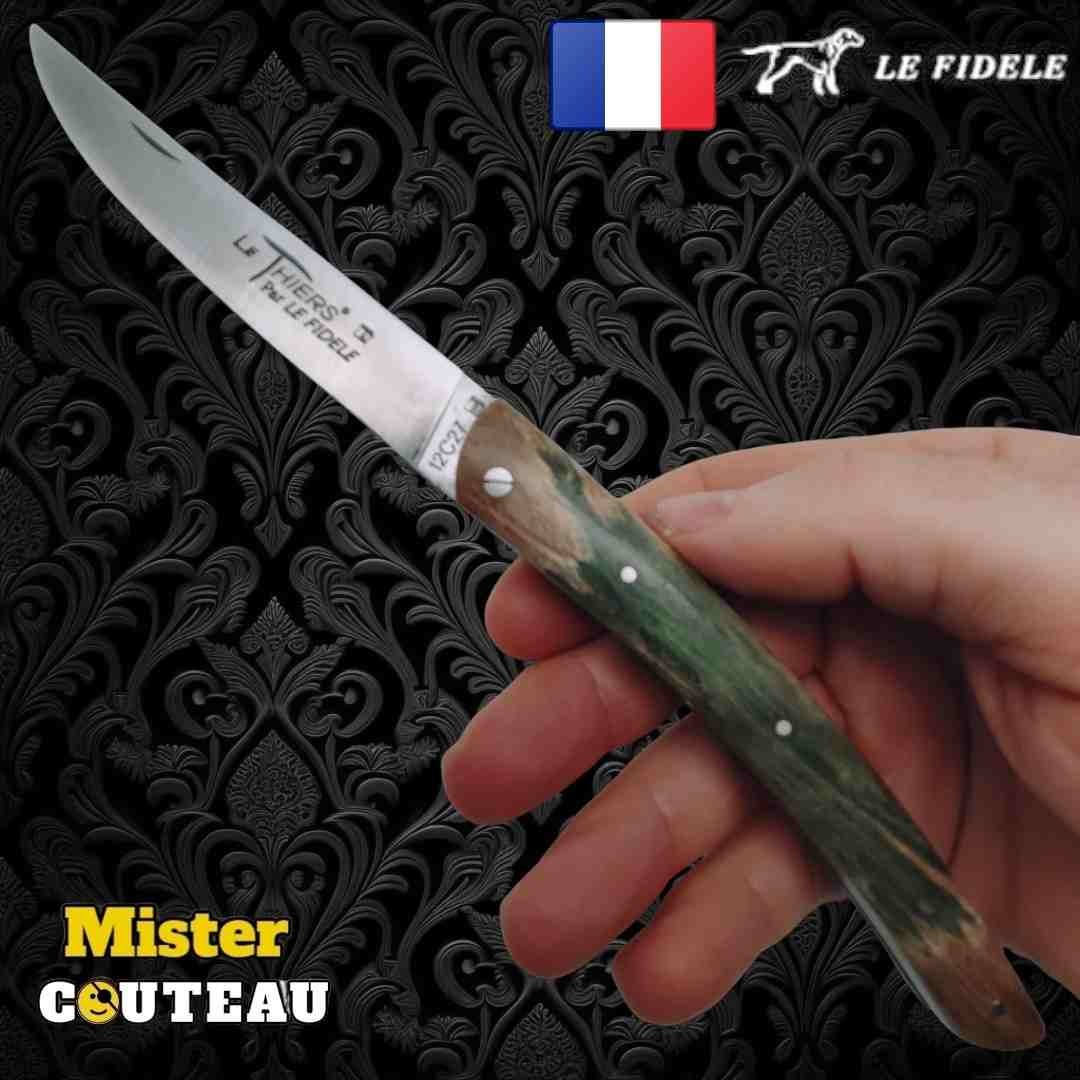 Couteau Thiers par Le Fidèle bouleau stabilisé