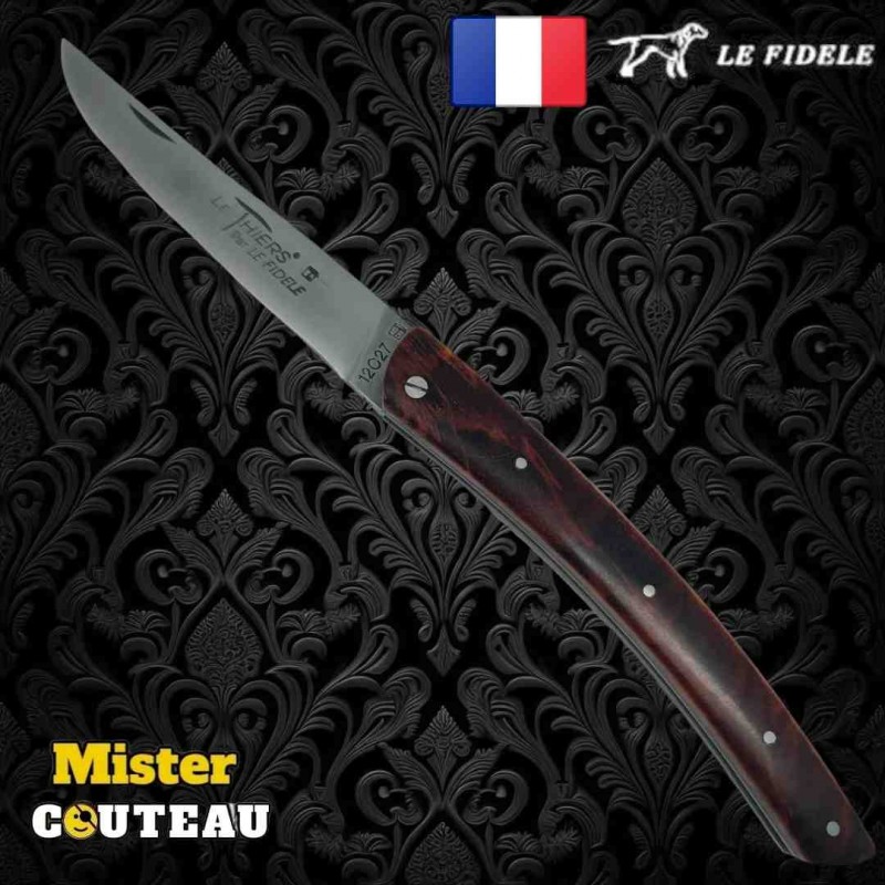 Couteau Thiers par Le Fidèle fourche peuplier