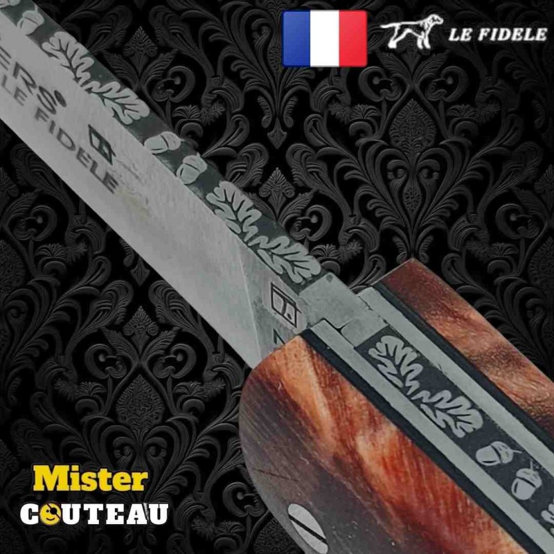 Couteau Thiers par Le Fidèle fourche peuplier