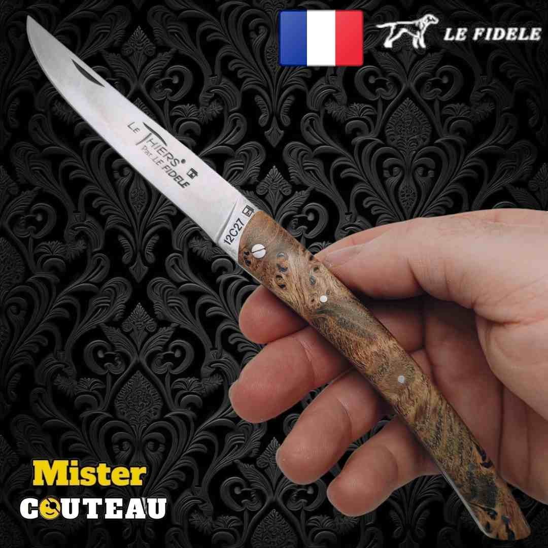 Couteau Thiers par Le Fidèle marronnier stabilisé