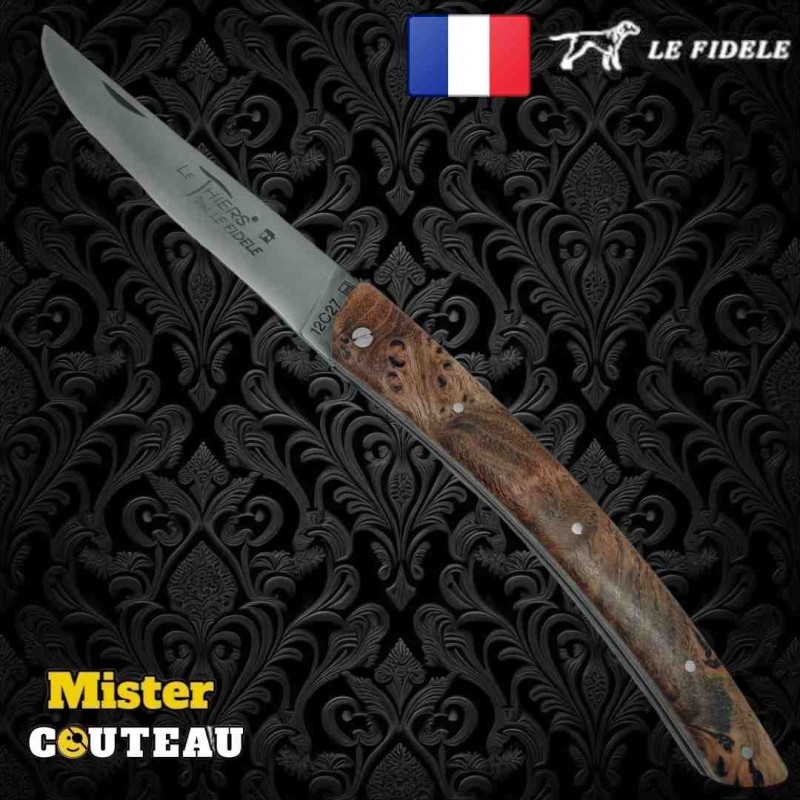 Couteau Thiers par Le Fidèle marronnier stabilisé