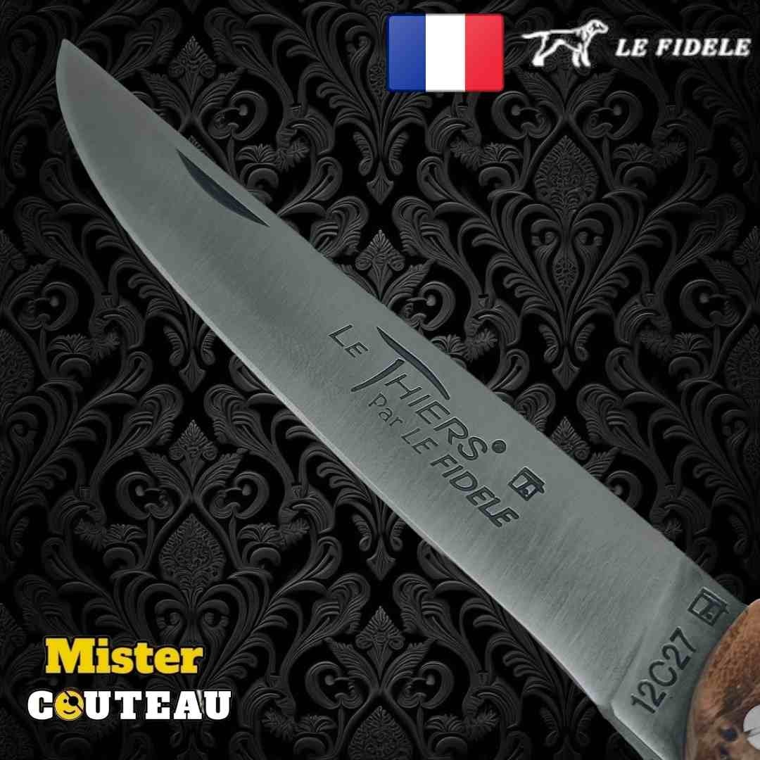 Couteau Thiers par Le Fidèle marronnier stabilisé