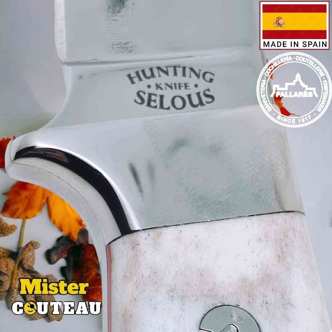 Couteau chasse Cudeman Hunting Selous bois cerf