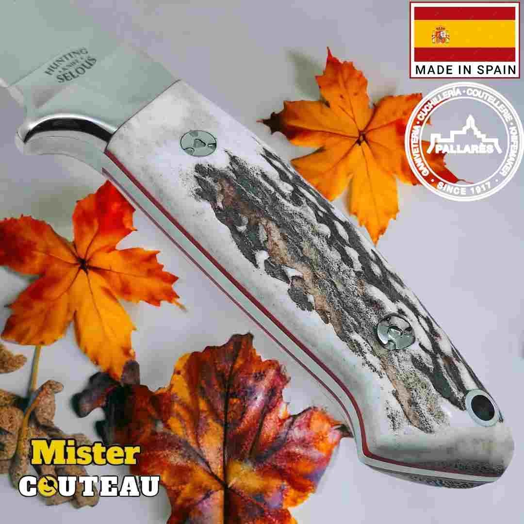 Couteau chasse Cudeman Hunting Selous bois cerf