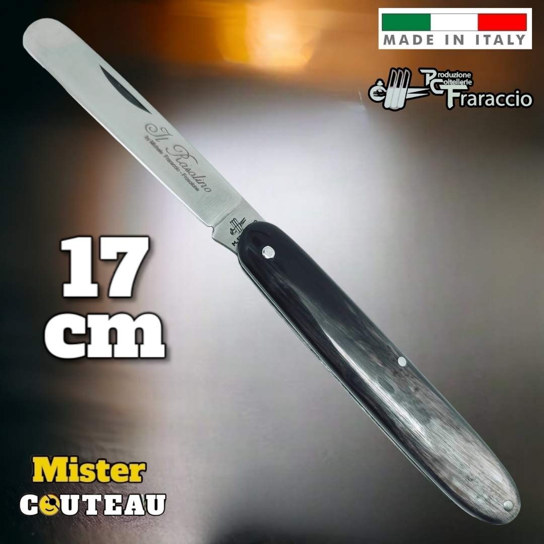 Couteau italien Fraraccio catania rasolino corne 17cm