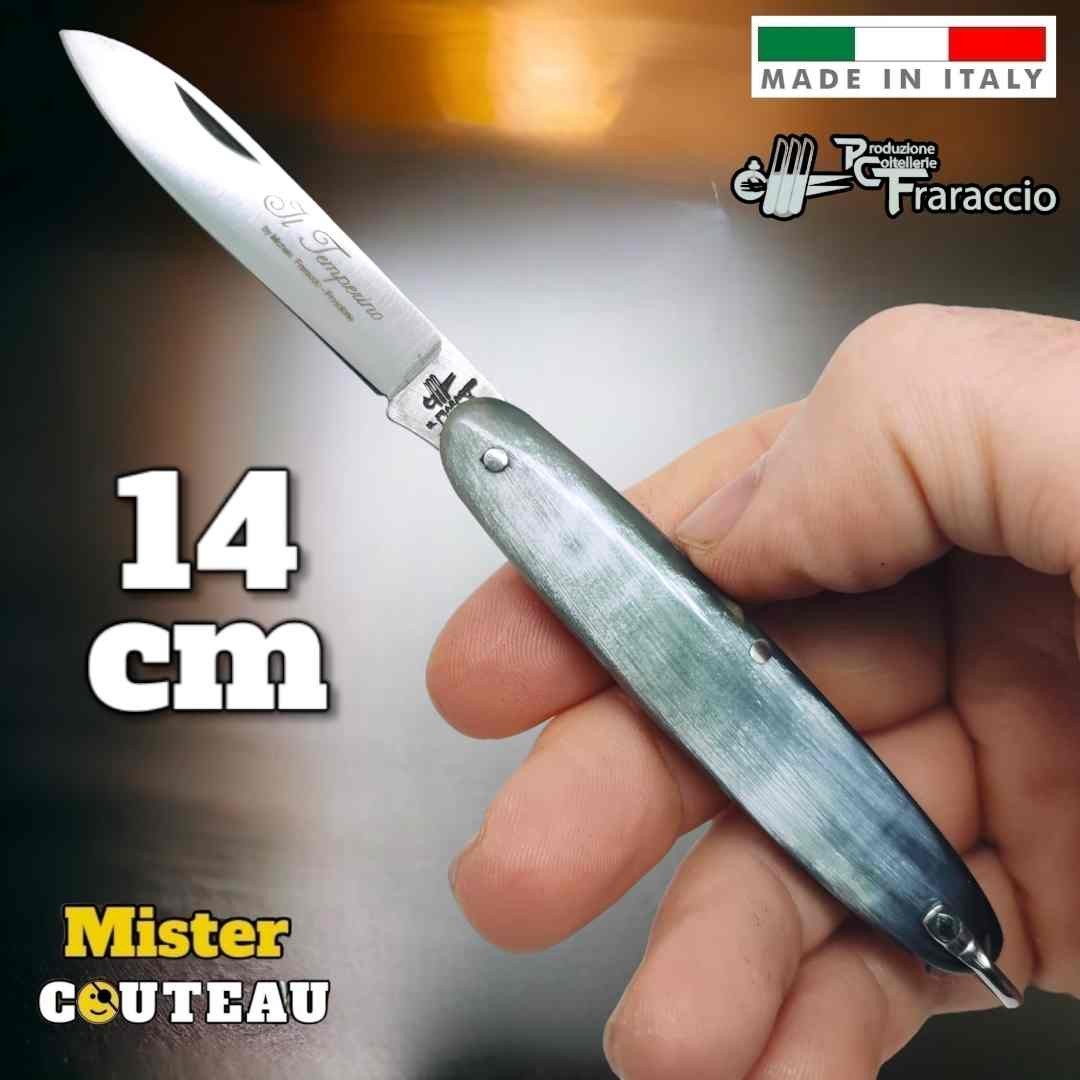 Couteau italien Fraraccio navette Temperino corne  14 cm