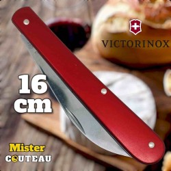 Couteau serpette de boulanger Victorinox alox rouge