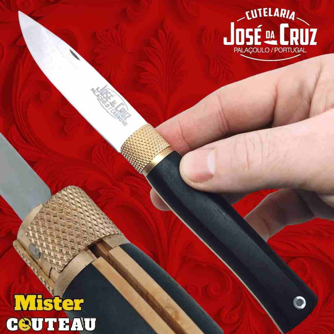 Couteau José Da Cruz ébène et buis lame inox