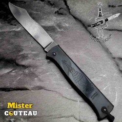 Couteau Douk Douk manche damas inox bronze d'arme 20cm