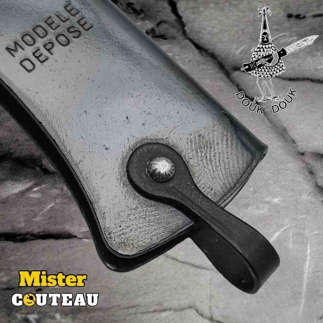Couteau Douk Douk manche damas inox bronze d'arme 20cm