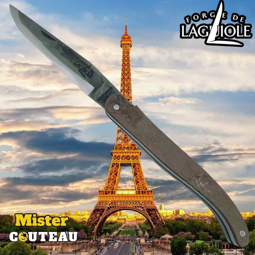 Couteau Forge de Laguiole numéroté Tour Eiffel acier