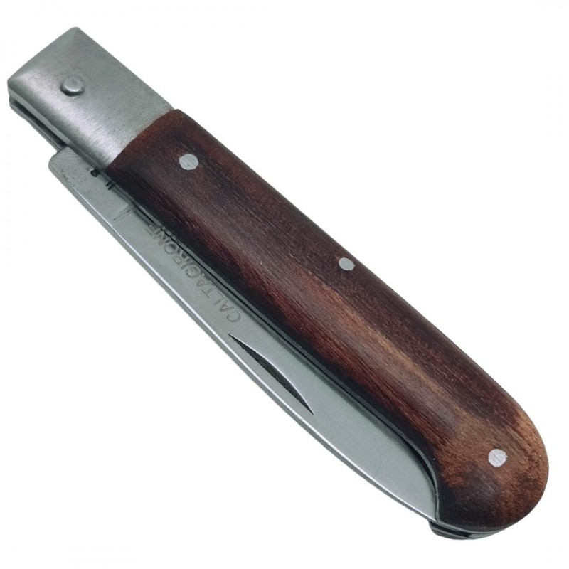 Couteau Fraraccio Italie Caltagirone cerisier acier carbone 16 cm