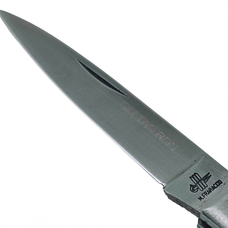 Couteau Fraraccio Italie Caltagirone cerisier acier carbone 16 cm