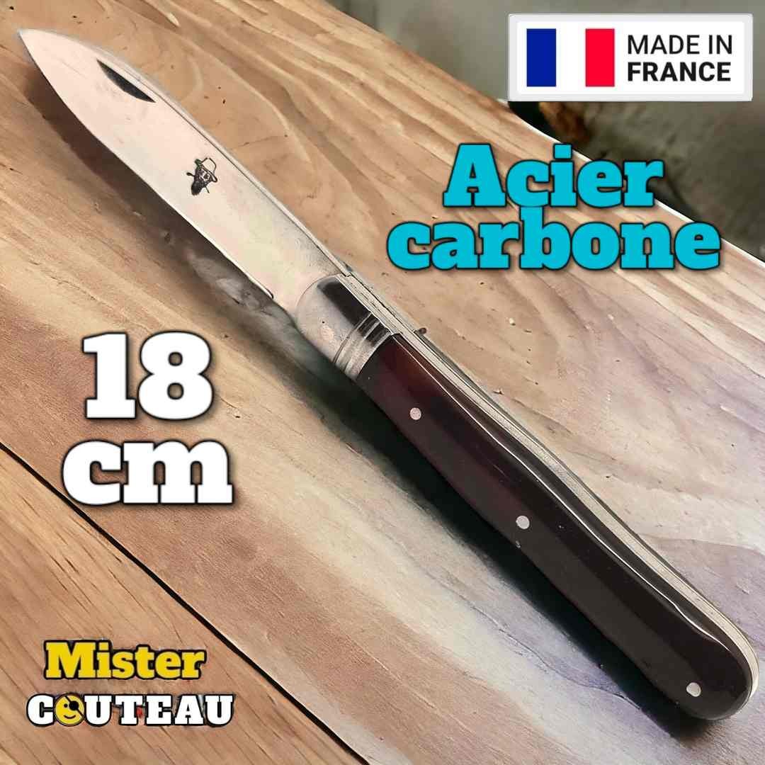 Couteau Violon Thiers Issard facon tortue lame acier carbone