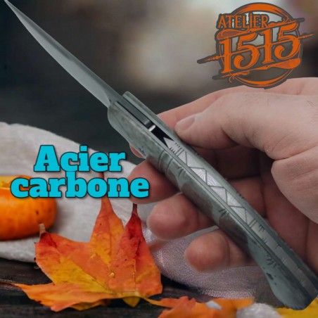 Atelier 1515 Inuit Mozambique Ebony Artisan Pocket Knife