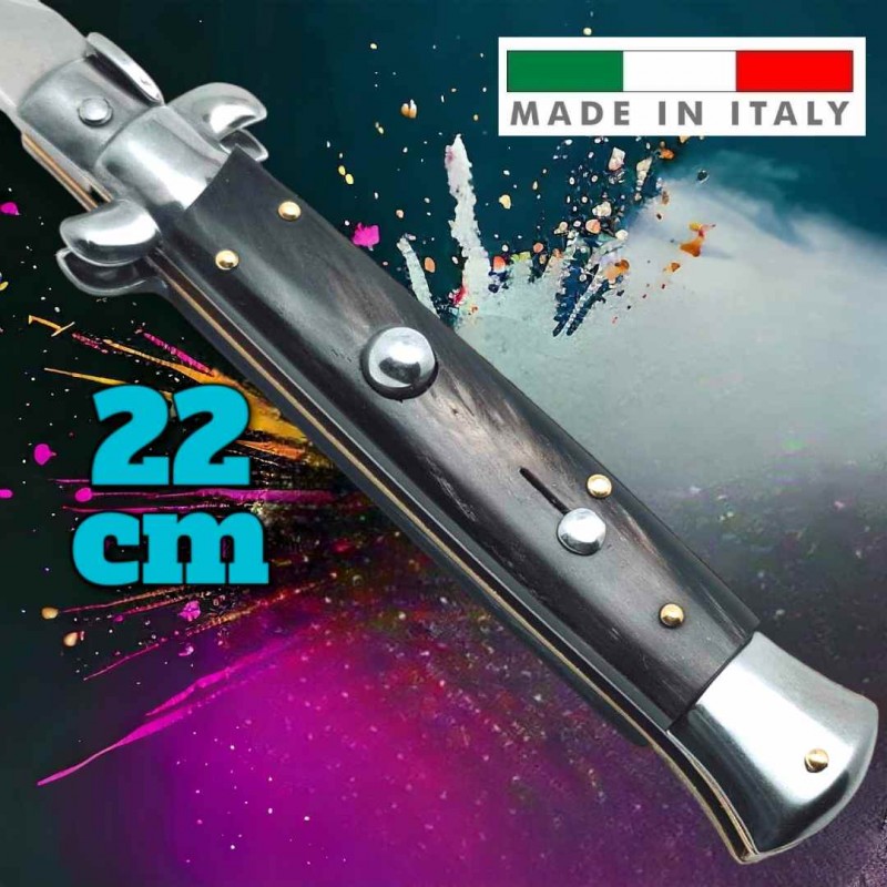 Couteau automatique Stiletto italien cran d'arret Beltrame kriss 22.5 cm