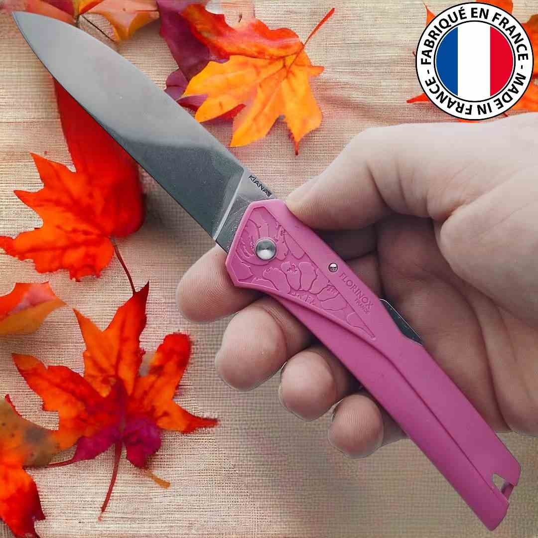 Couteau Kiana Origine Florinox France rose 20cm