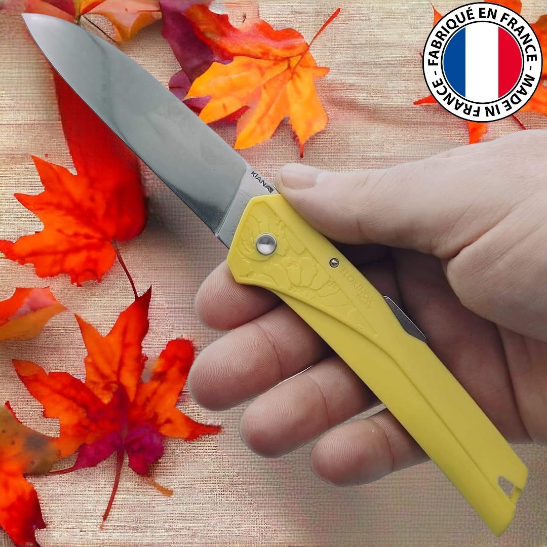 Couteau Kiana Origine Florinox France jaune 20cm