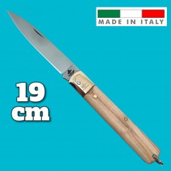 Couteau italie Fraraccio PCF Sfilato olivier mitre laiton 19 cm