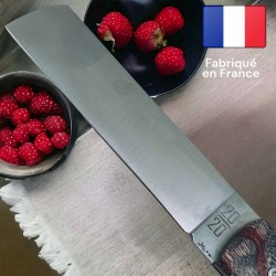 Couteau  20/20 Le Fidèle bois loupe frene rouge 2