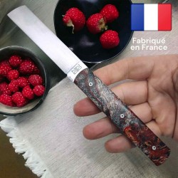 Couteau  20/20 Le Fidèle bois loupe frene rouge 2