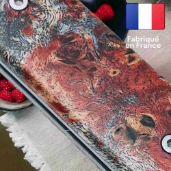 Couteau  20/20 Le Fidèle bois loupe frene rouge 2