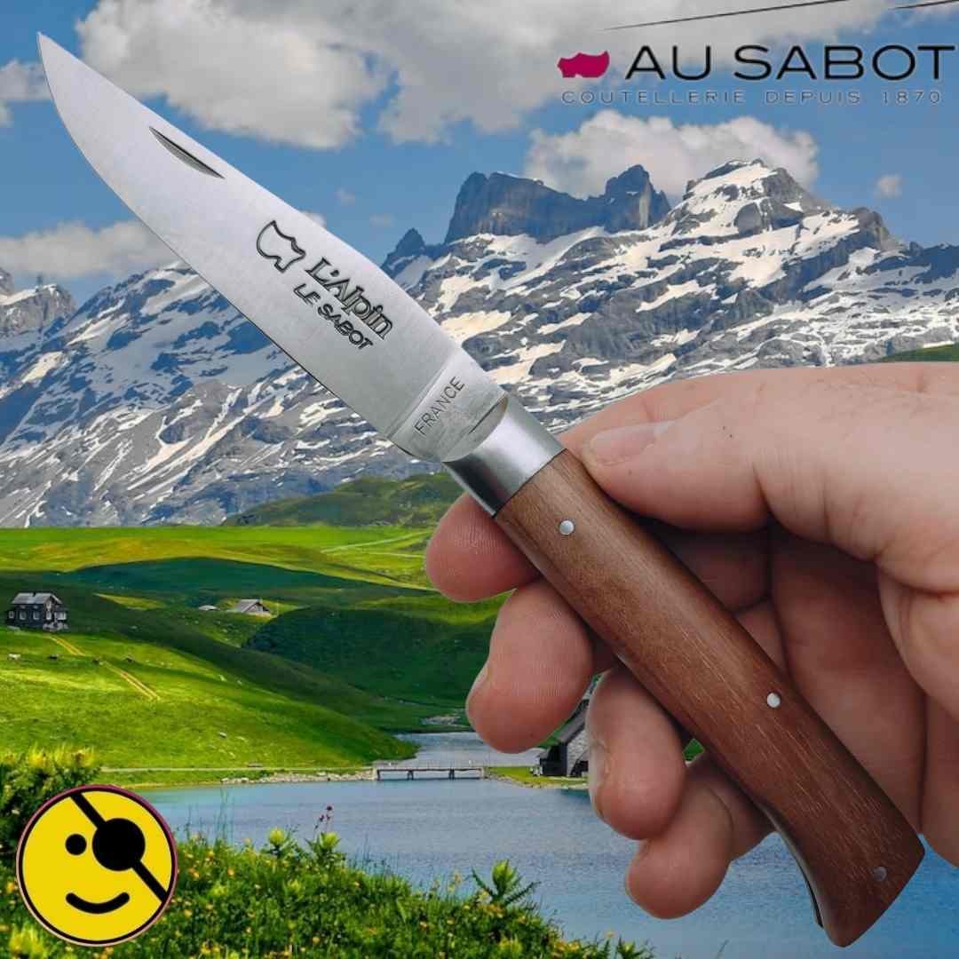 Couteau pliant Au Sabot l'Alpin olivier