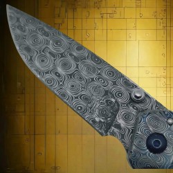 Couteau Herbertz Facon damas intégral gravé