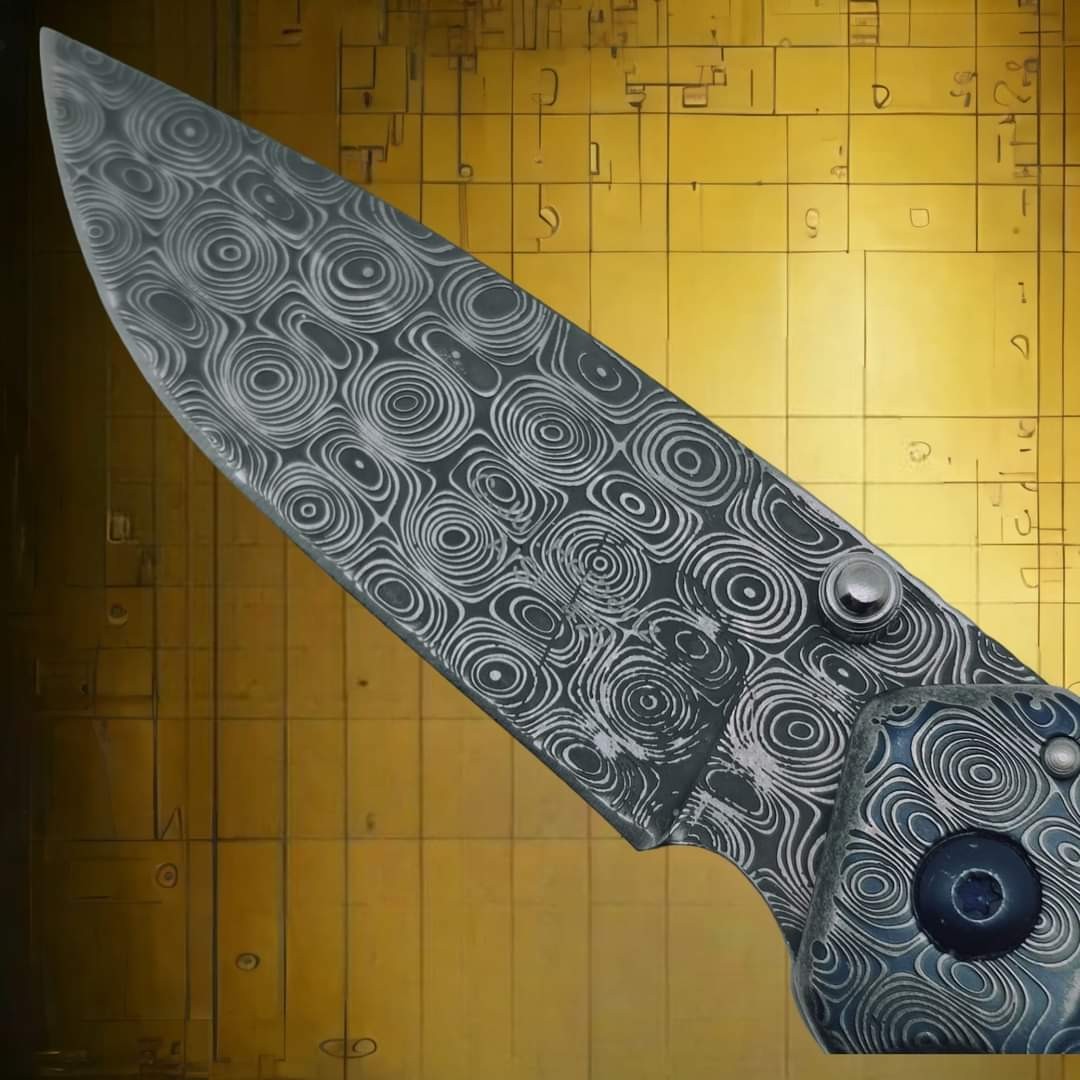 Couteau Herbertz Facon damas intégral gravé