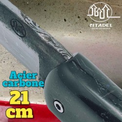 Couteau Citadel Le Bugue  buffle acier carbone forgé main modèle 4