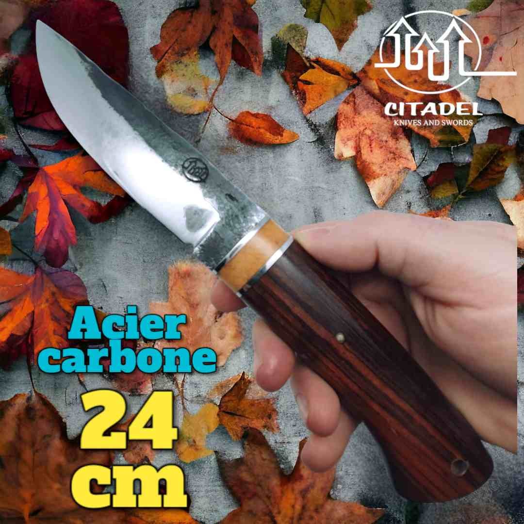 Couteau fixe Citadel Nordic 2009 rosewood acier carbone 24 cm